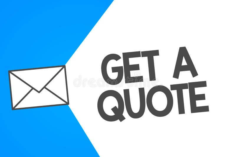 Handwriting Text Get a Quote. Concept Meaning To Have Last Price at