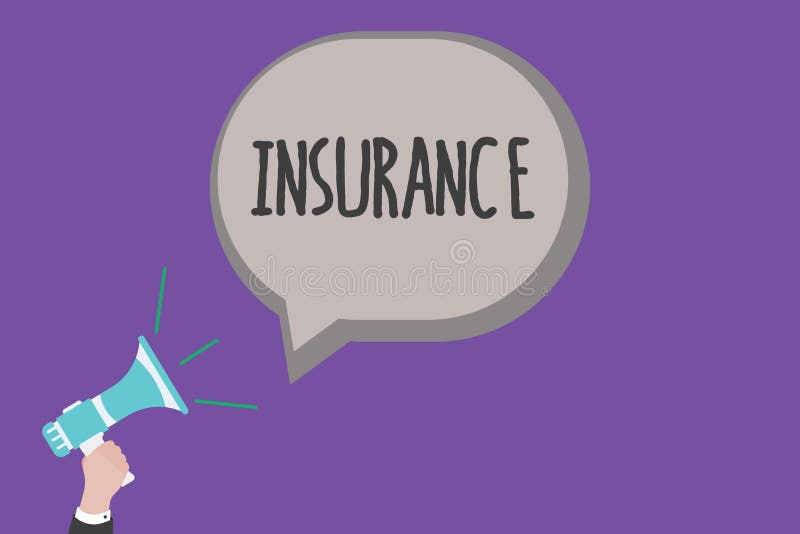 Handwriting Text Insurance. Concept Meaning Arrangement