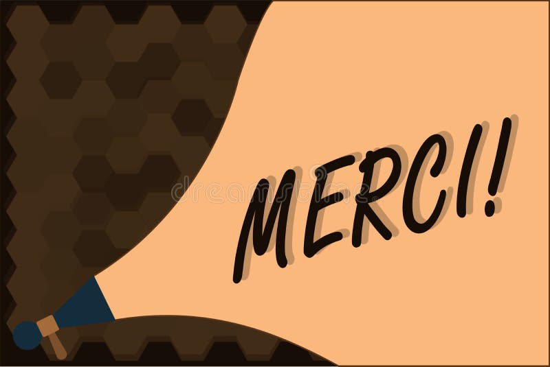 Merci Concept on Tags stock illustration. Illustration of feeling ...