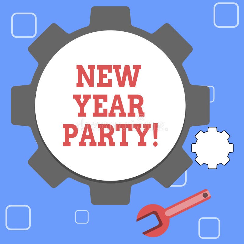 Handwriting Text New Year Party. Concept Meaning Celebration of the 365