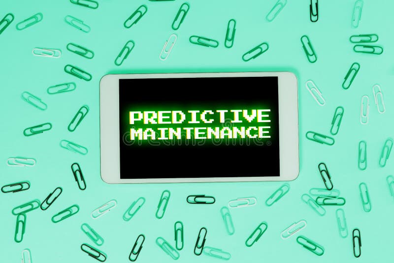Text Caption Presenting Predictive Maintenance. Concept Meaning Predict