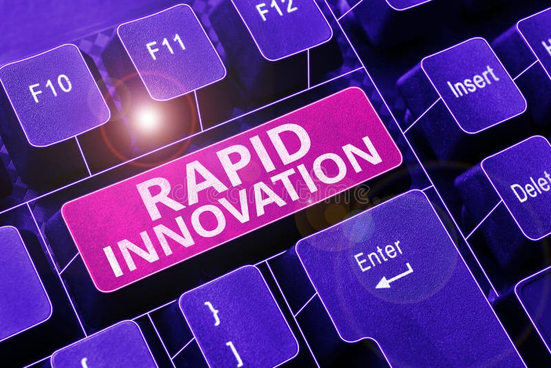 Handwriting text rapid innovation business approach characteristic of