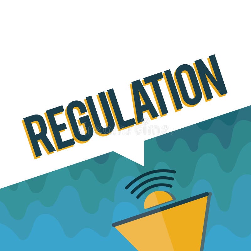 Regulation Law Standard Corporation Document Requirement Stock Vector