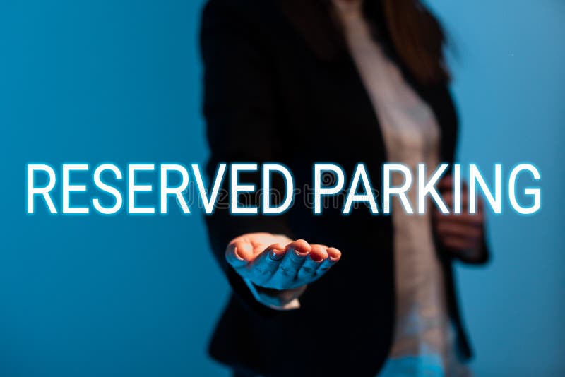 Handwriting Text Reserved Parking Word Written On Parking Spaces That handwriting-text-reserved-parking-word-written-on-parking-spaces-that