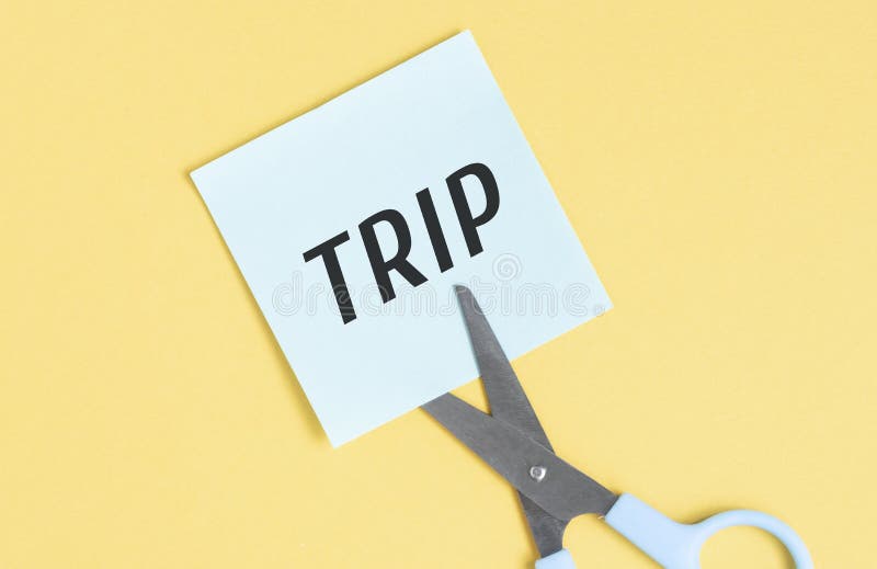 Handwriting text showing TRIP. Conceptual photo stock photos