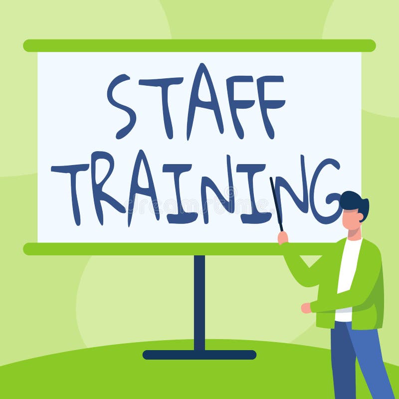 Inspiration Showing Sign Staff Training. Business Idea a Program that
