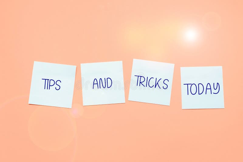 Handwriting text Tips And Tricks. Business overview helpful advices that makes certain action easier to do. Conceptual caption Tips And Tricks, Business showcase helpful advices that makes certain action easier to do