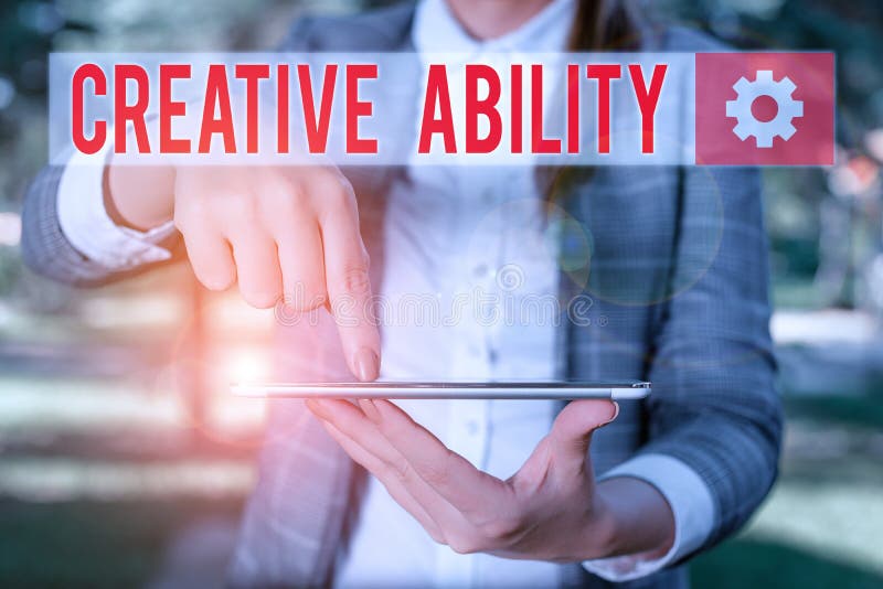 Handwriting Text Writing Creative Ability. Concept Meaning Able To