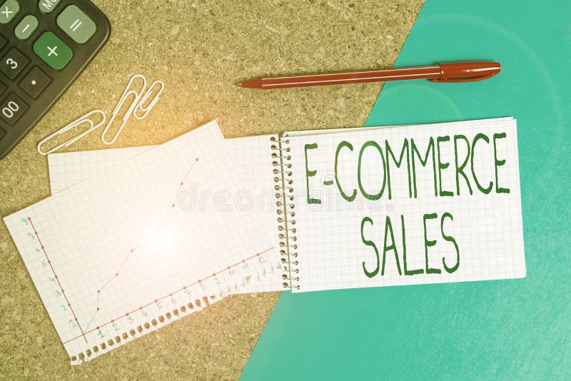 Handwriting Text Writing E Commerce Sales Concept Meaning