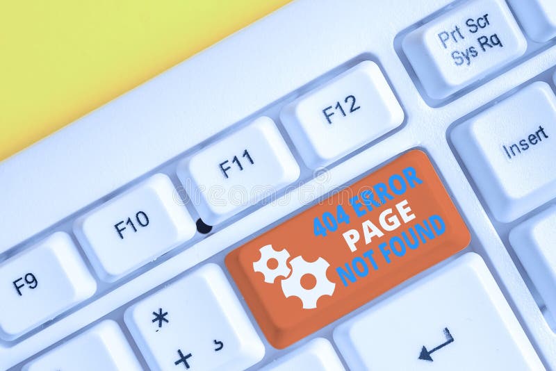 Handwriting text writing 404 Error Page Not Found. Concept meaning Webpage on Server has been Removed or Moved White pc stock photos