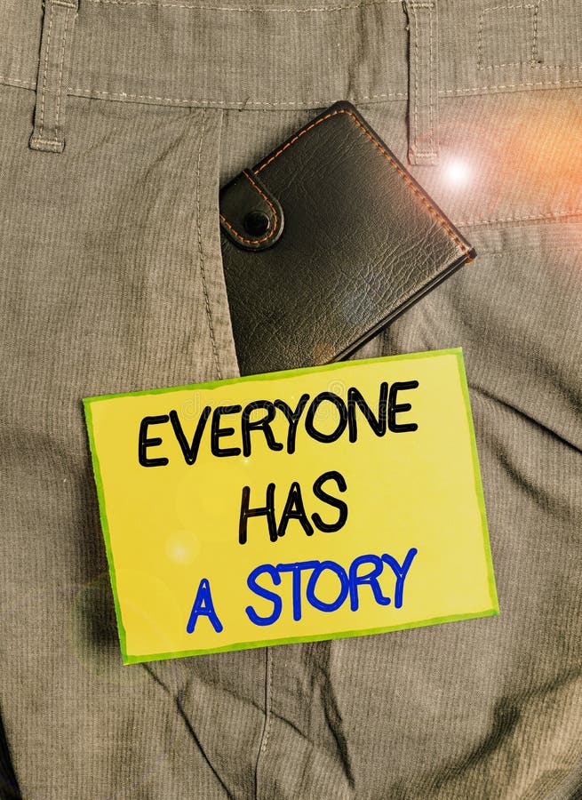 Handwriting Text Writing Everyone Has A Story Concept Meaning handwriting-text-writing-storytelling-concept-meaning-activity-of
