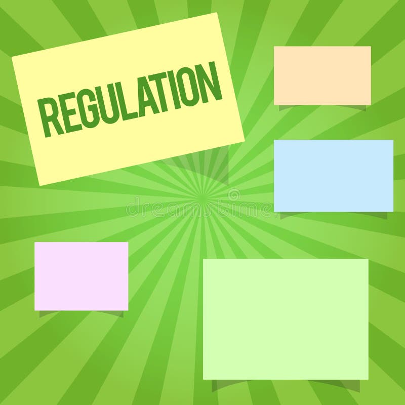 Handwriting Text Writing Regulation. Concept Meaning Rule Law or