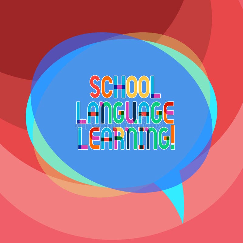 Handwriting text writing School Language Learning. Concept meaning school where one studies a foreign language Blank. Speech Bubble photo and Stack of vector illustration Handwriting text writing School Language Learning. Concept meaning school where one studies a foreign language Blank. Speech Bubble photo and Stack of vector illustration