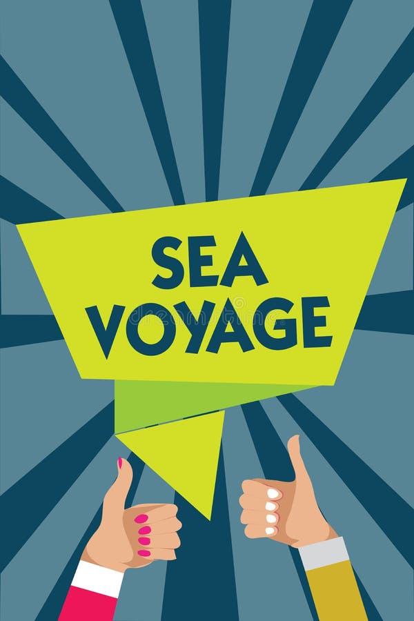 sea voyage for meaning