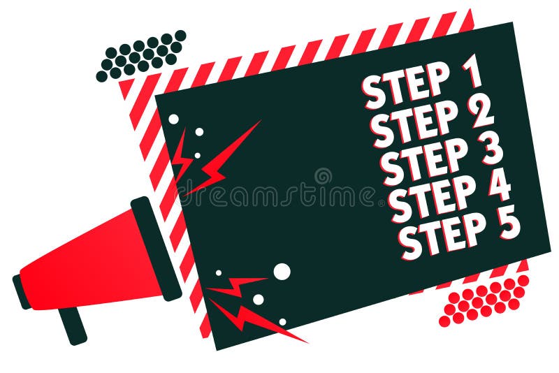 Step meaning. Mistakes corrected Clipart. Red Speaker sign.