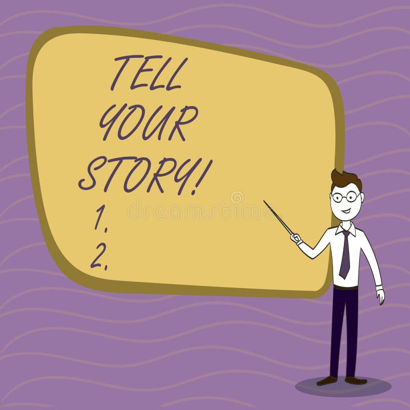 Handwriting Text Writing Tell Your Story. Concept Meaning Expressing