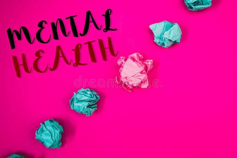 Handwriting text writing Mental Health. Concept meaning Psychological and Emotional Condition Wellbeing of a person royalty free stock photography Handwriting text writing Mental Health. Concept meaning Psychological and Emotional Condition Wellbeing of a person royalty free stock photography