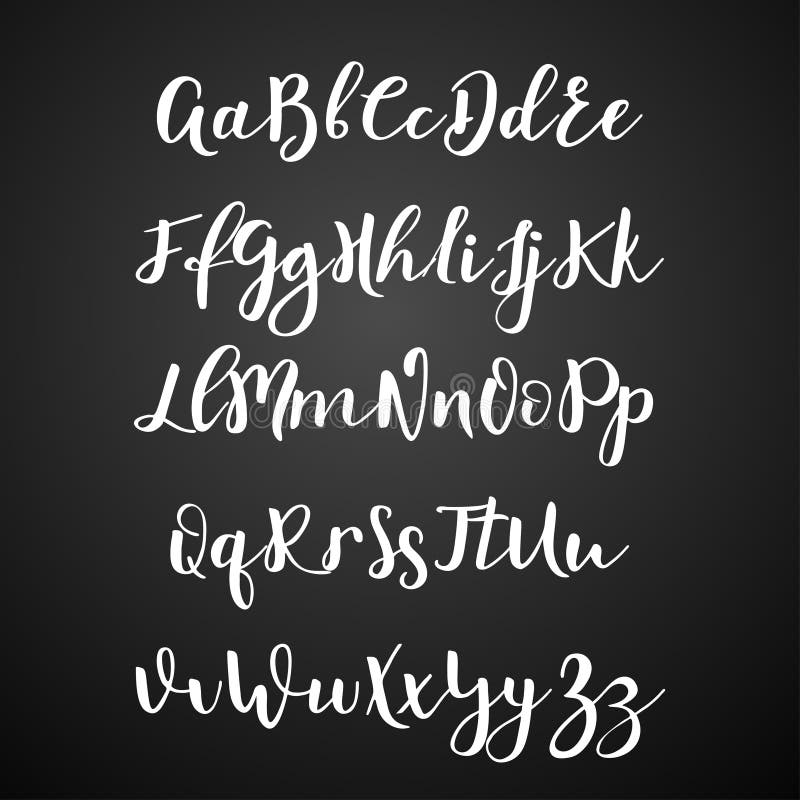 Image result for modern calligraphy alphabet  Hand lettering fonts, Tattoo  fonts cursive, Lettering