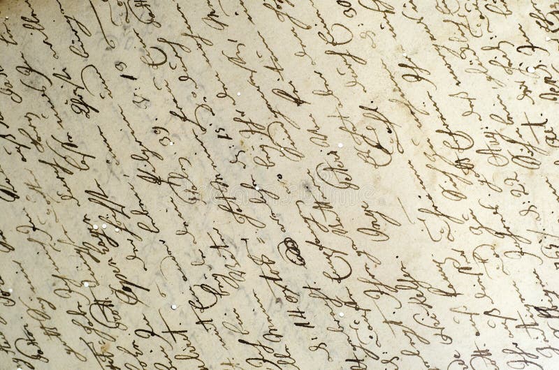 Handwritten Script royalty free stock photos Handwritten Script royalty free stock photos