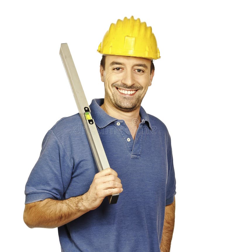 Handyman portrait stock photo. Image of handyman, electrical 11354246
