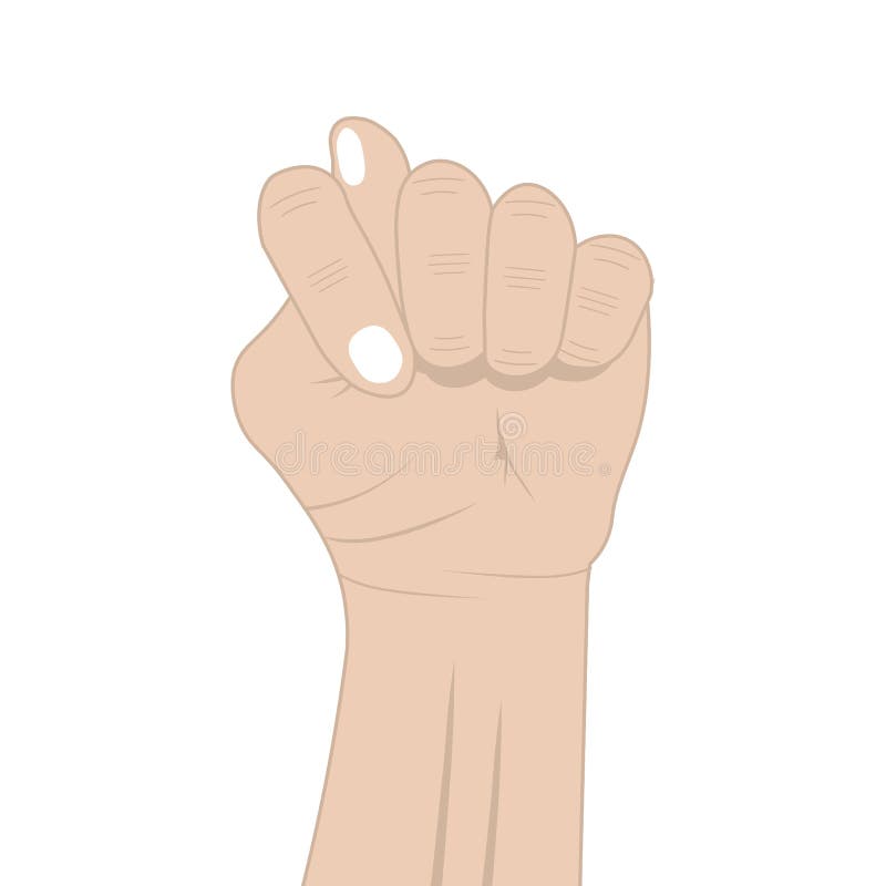 Symbol für Verbandszeug mit voller Hand. Cartoon der vollen Hand