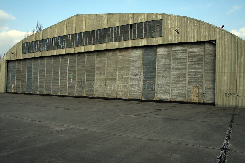 Hangar royalty free stock photos