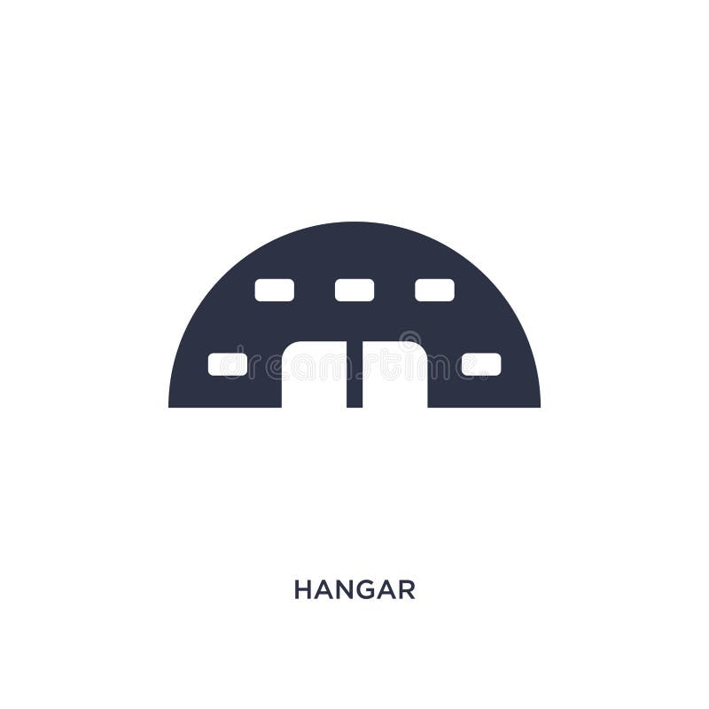 hangar ikona na białym tle Prosta element ilustracja od lotniskowego śmiertelnie pojęcia ilustracji hangar ikona na białym tle Prosta element ilustracja od lotniskowego śmiertelnie pojęcia ilustracji
