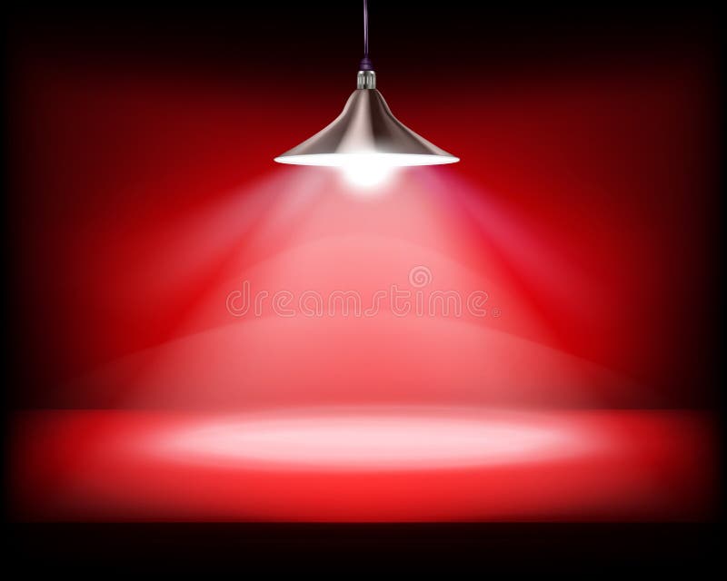 Hangende lamp Vector illustratie royalty-vrije illustratie Hangende lamp Vector illustratie royalty-vrije illustratie