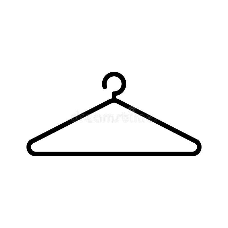 Hanger Draft of a Modern Vector Drawing Stock Vector - Illustration of ...