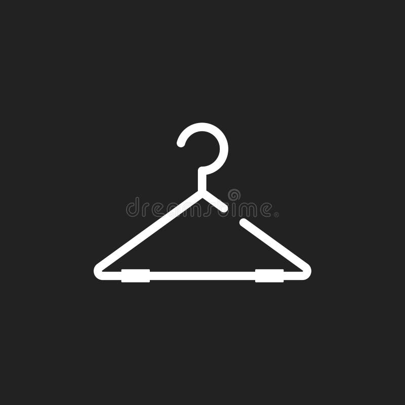 Hanger Vector Icon. Wardrobe Hander Flat Illustration Stock Vector ...