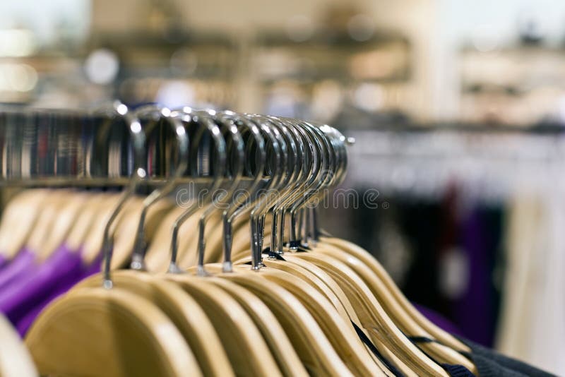 Hangers and shopping stock image. Image of clothing, hangers - 22300425