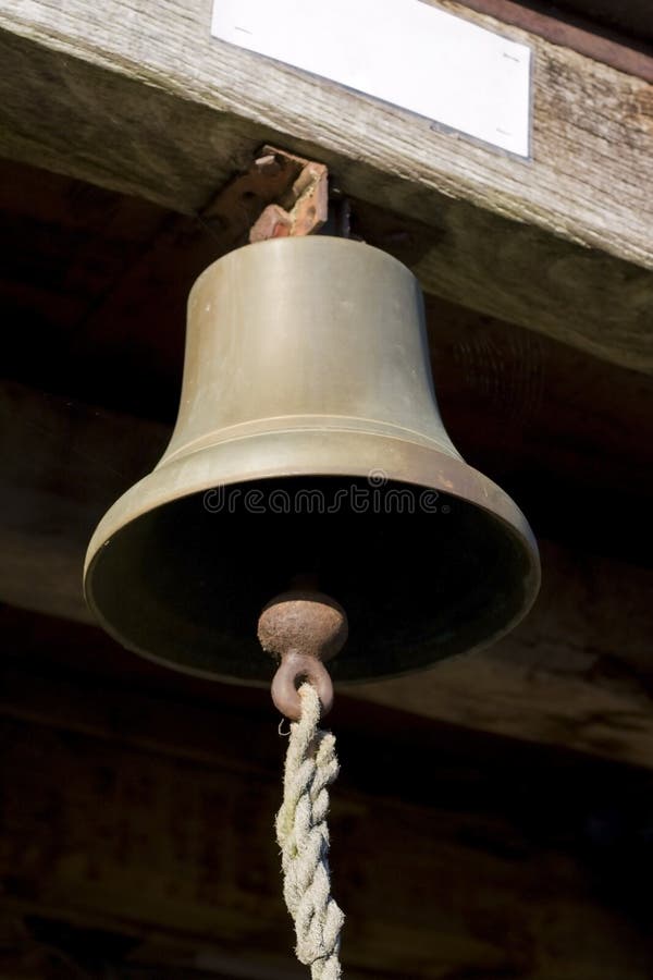 Hanging Bell with Clapper Rope