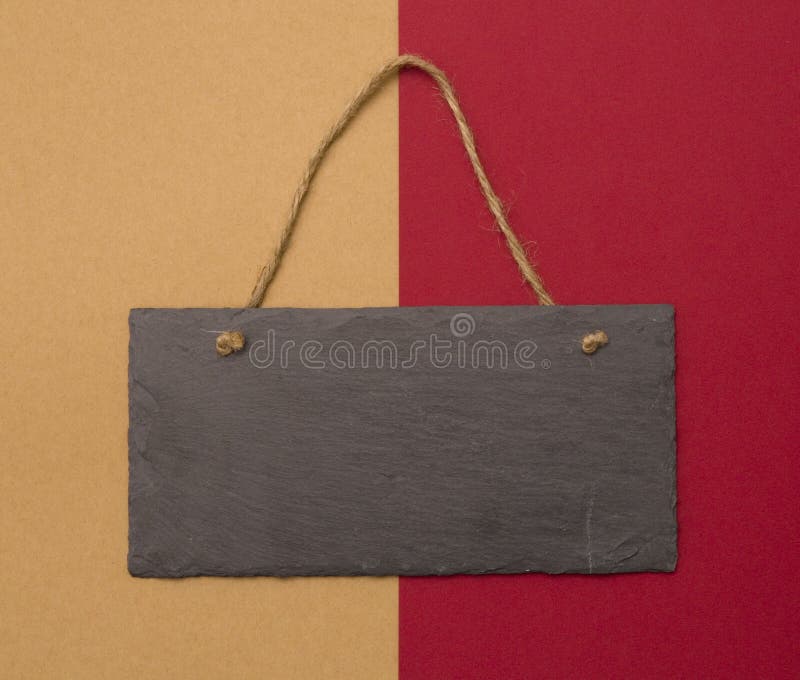 Hanging Chalkboard stock image. Image of copy, split 101833339