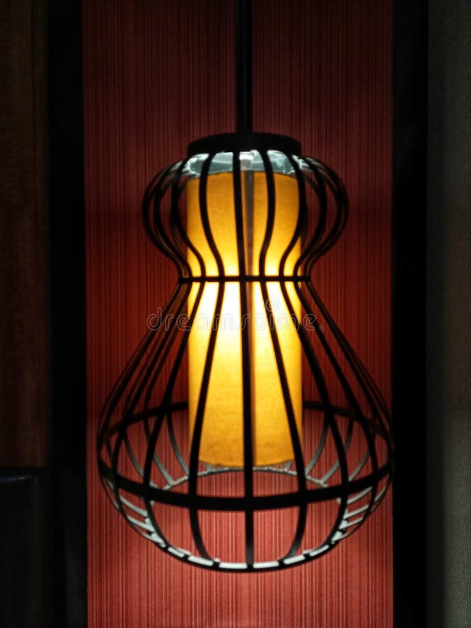 Hanging Decorative Light in the Room Stock Photo Image of hanging