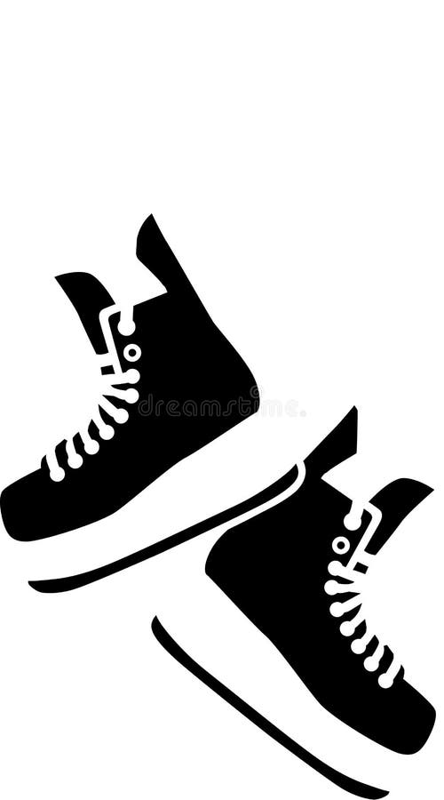 Ice Hockey Skates stock vector. Illustration of isolated - 11070446