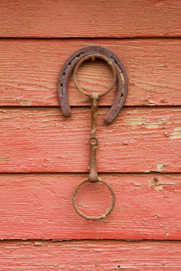 Hanging Horseshoe stock image. Image of gear, tack, cowboy 11954037