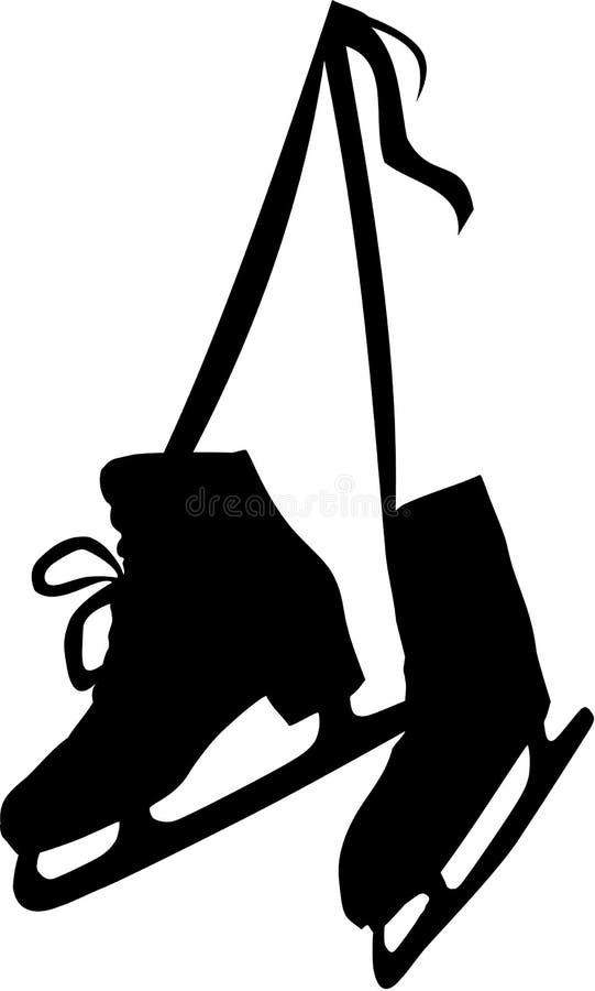 Hanging Ice Skates stock vector. Illustration of icon 106169585