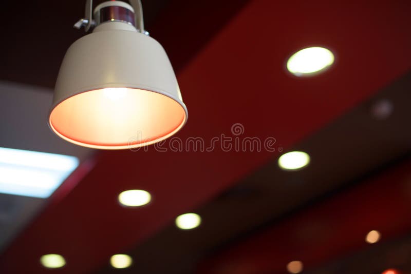 Hanging lamp interior for Restaurant lighting decoration. Hanging lamp interior for Restaurant lighting decoration