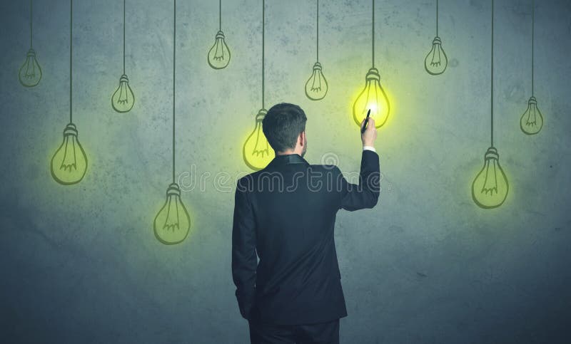Hanging lighting bulbs stock image Hanging lighting bulbs stock image