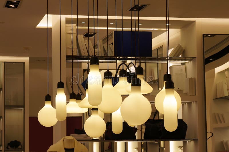 Hanging Lights or Chandelier for Decoration Stock Photo Image of