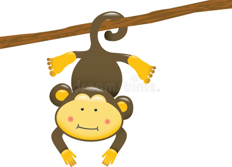 Hanging Monkey stock illustration. Illustration of character - 6989174 Hanging Monkey stock illustration. Illustration of character - 6989174