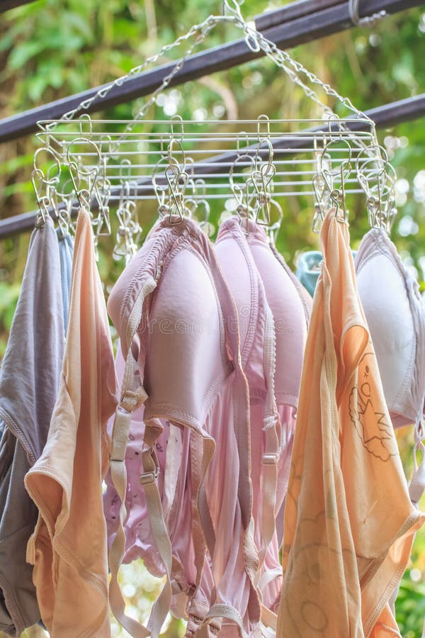 Hanging Underwear stock photo. Image of white, steal - 116803838