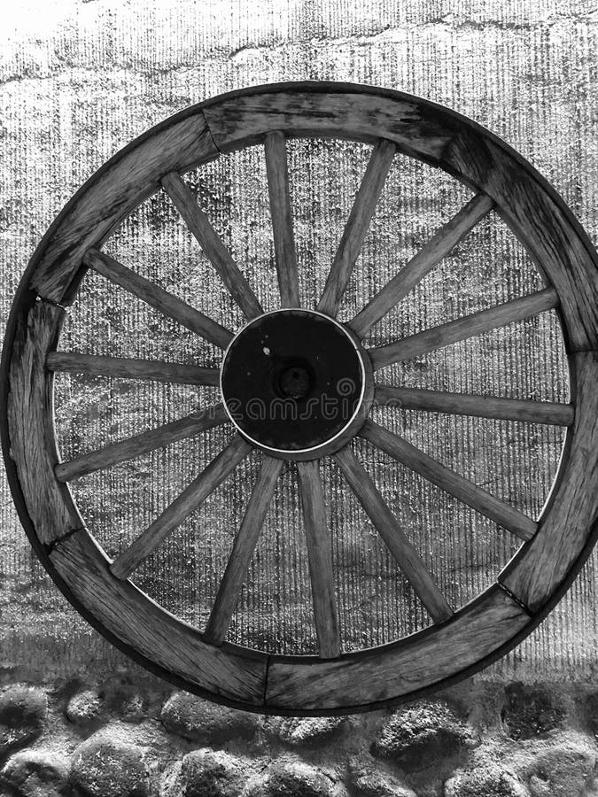 Wooden tires stock photo. Image of tires, wooden, wall 168853574