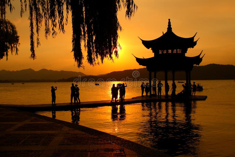 Hangzhou West Lake stock image Hangzhou West Lake stock image