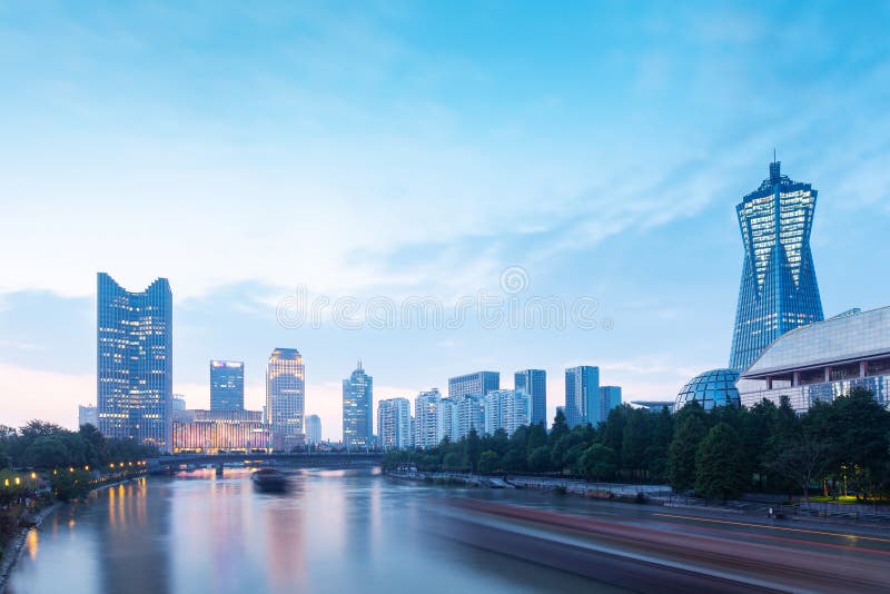 West lake cultural square in hangzhou