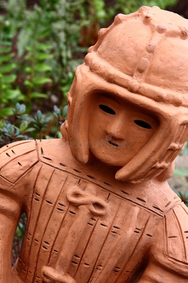 Haniwa (Hollow Clay Sculpture) of a Warrior, Japan