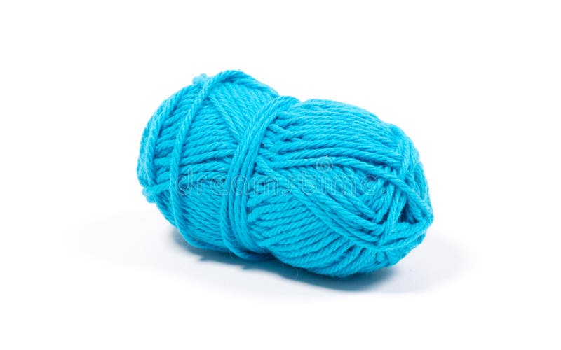Hank of wool yarn stock image. Image of material, isolated 212259409
