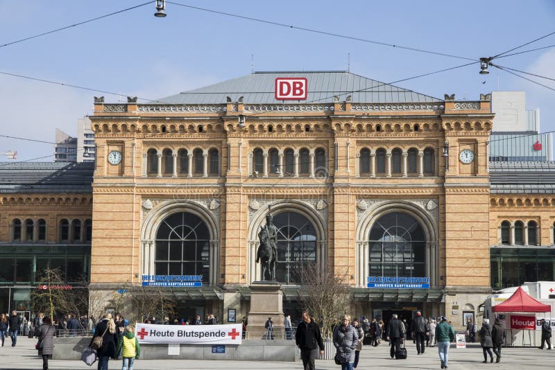 Hannover Hauptbahnhof Central Railway Station En Hanover Alemania Foto