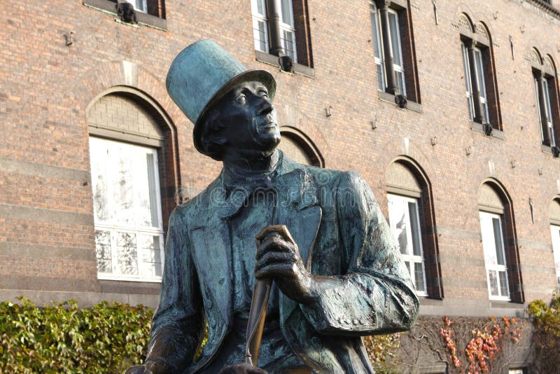 Hans Christian Andersen - Copenhagen royalty free stock photos Hans Christian Andersen - Copenhagen royalty free stock photos