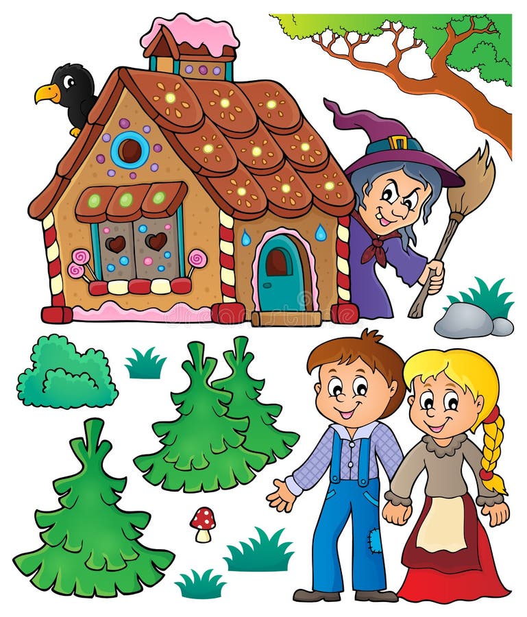 Hansel And Gretel Gingerbread House Clipart